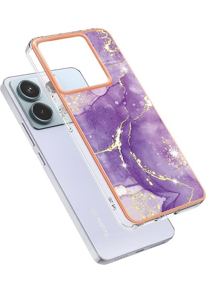Xiaomi Redmi Için Not 13 Pro 5g Yumuşak Tampon Mermer Desen Ince Tpu (Yurt Dışından)