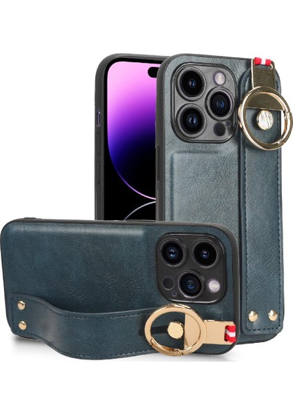 IPhone 12 Için Kılıf Pro Max Kolaylık Premium Pu Deri Bilek Kayışı (Yurt Dışından)