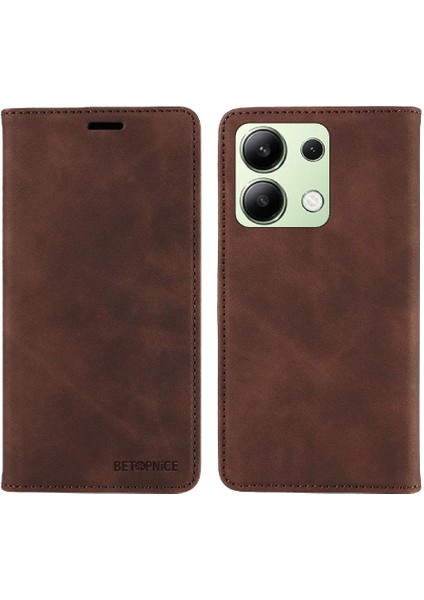 Xiaomi Redmi Için Not 13 4g Pu Deri Manyetik Folio Cüzdan (Yurt Dışından)