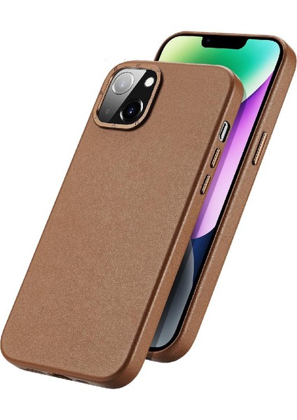 IPhone 14 Için Dux Ducase Durumda Katı Renk Telefon Kılıfları Anti-Parmak Izi (Yurt Dışından)