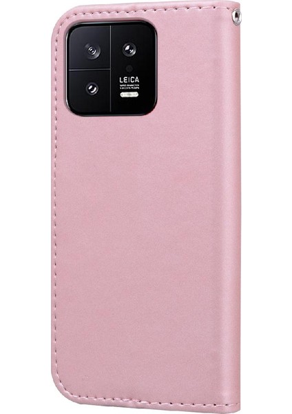 Xiaomi 13 Için Flip Case Cüzdan Darbeye Kapak Kapak Basit Iş Durum (Yurt Dışından)