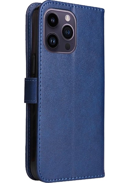 Iphone 15 Için Flip Case Pro Max Iş Cüzdan Telefon Kılıfı Yüksek Kalite (Yurt Dışından)