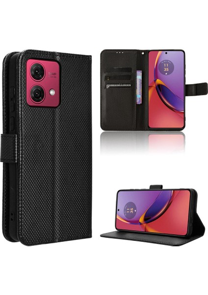 MY Boutique1 Motorola Moto G84 5g Kart Tutucu Kapak Kickstand Manyetik Cüzdan (Yurt Dışından)