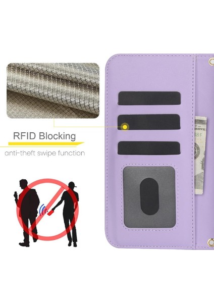 Iphone 13 Için Kılıf Pro Max Premium Koruma Standı Fonksiyonu Crossbody 5 (Yurt Dışından)
