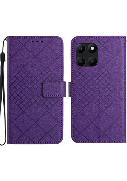 El Kayışı ile Onur X6A Manyetik Kapak Cüzdan Pu Deri Için Flip Case (Yurt Dışından)