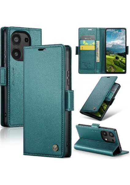 Xiaomi Redmi Not 13 4g Darbeye Durumda Cüzdan Durumda Kart (Yurt Dışından)