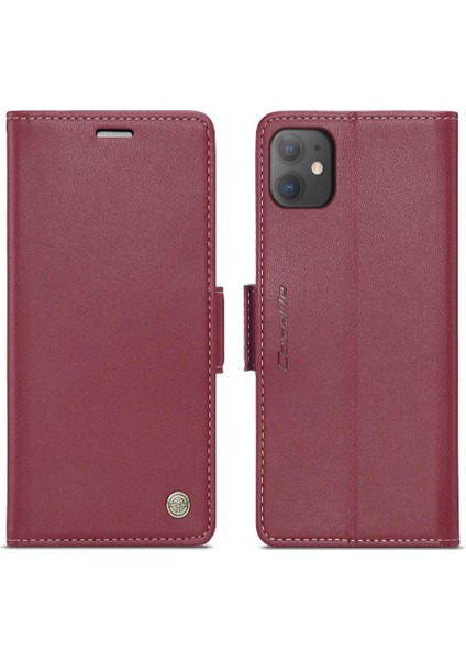 IPhone 11 Kickstand Anti Dolandırıcılık Kart Yuvası Darbeye Dayanıklı Durumda (Yurt Dışından)