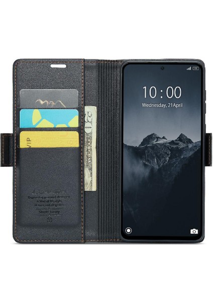 Xiaomi Redmi Not 13 4g Darbeye Durumda Cüzdan Durumda Kart (Yurt Dışından)