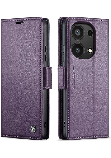 Xiaomi Redmi Not 13 4g Darbeye Durumda Cüzdan Durumda Kart (Yurt Dışından)