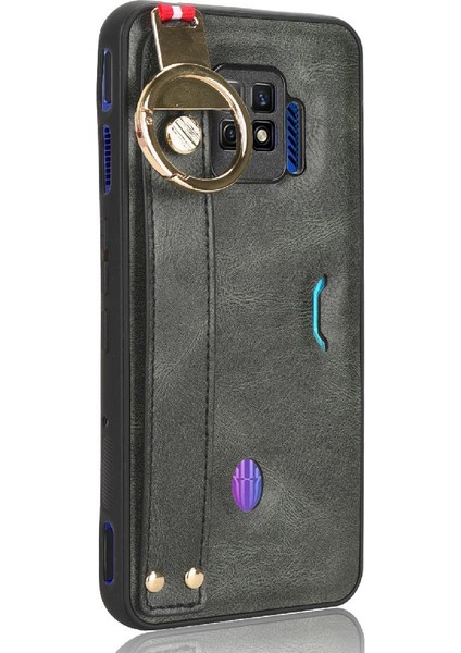 Nubia Kırmızı Sihirli 7 Pro Kolaylık Bilek Kayışı Premium Pu Deri Için Kılıf (Yurt Dışından)