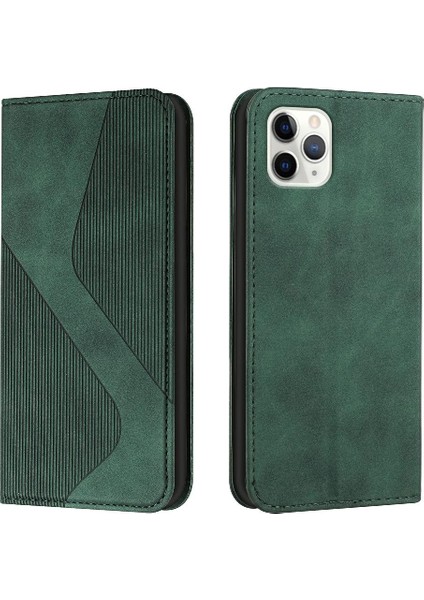 IPhone 11 Için Kılıf Pro Manyetik Cüzdan Kickstand Pu Deri Folio Kapak (Yurt Dışından)