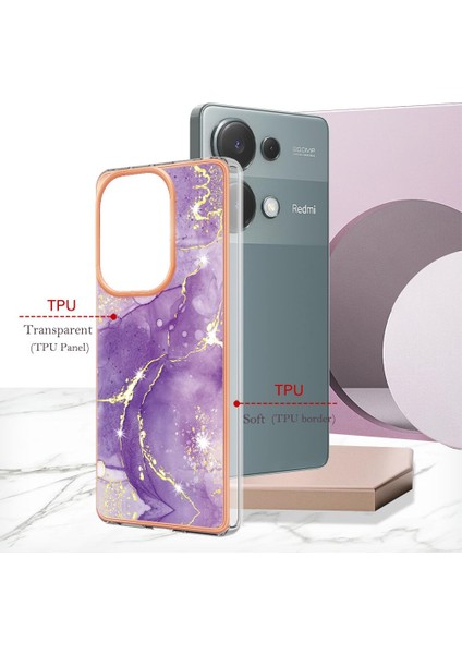 Xiaomi Redmi Için Not 13 Pro 4g Ince Tpu Koruma Yumuşak Tampon (Yurt Dışından)