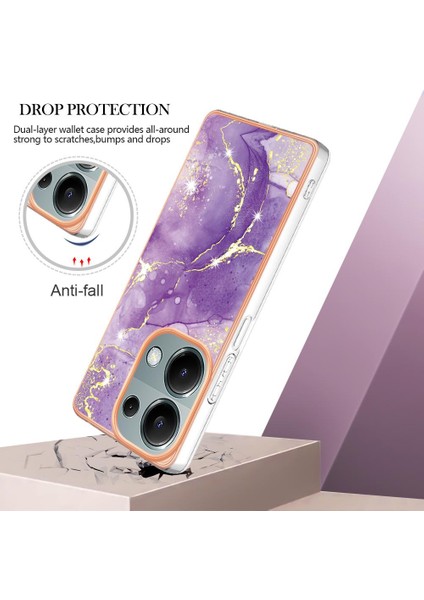 Xiaomi Redmi Için Not 13 Pro 4g Ince Tpu Koruma Yumuşak Tampon (Yurt Dışından)