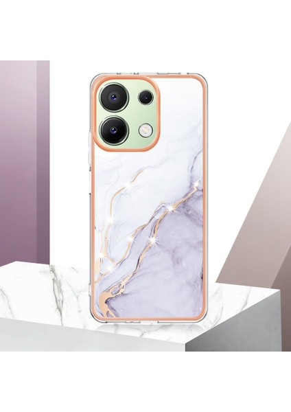 Xiaomi Redmi Için Not 13 4g Mermer Desen Yumuşak Tampon Koruma Tpu (Yurt Dışından)