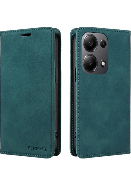 Xiaomi Redmi Için Not 13 Pro 4g Manyetik Folio Cüzdan Koruyucu Pu (Yurt Dışından)