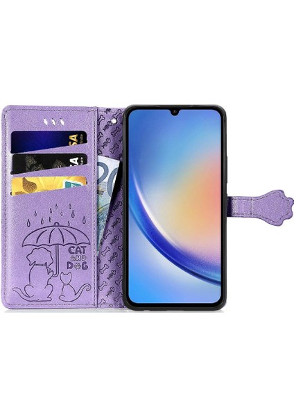 Samsung Galaxy A35 5g Darbeye Karikatür Hayvanlar Için Kılıf Kısa Kayış (Yurt Dışından) modelleri