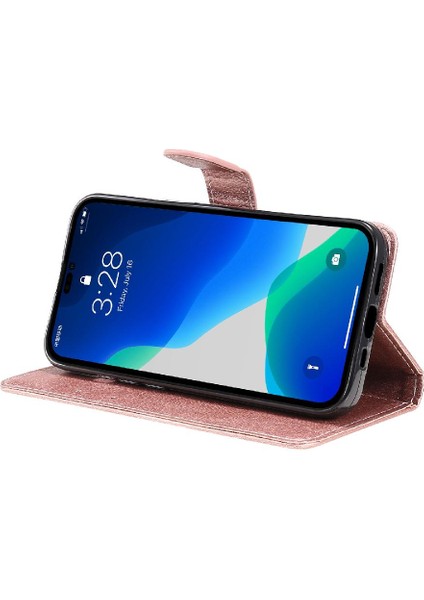 Iphone 14 Için Flip Case Pro Klasik Düz Renk Iş Cüzdan Telefon Kılıfı (Yurt Dışından)