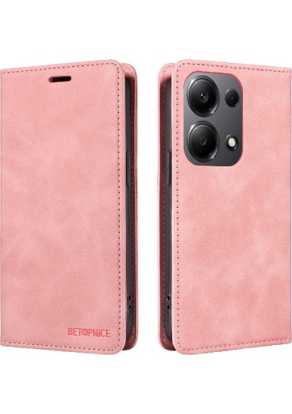 Xiaomi Redmi Için Not 13 Pro 4g Manyetik Folio Cüzdan Koruyucu Pu (Yurt Dışından)