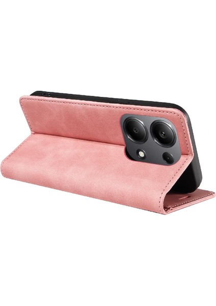 Xiaomi Redmi Için Not 13 Pro 4g Manyetik Folio Cüzdan Koruyucu Pu (Yurt Dışından)