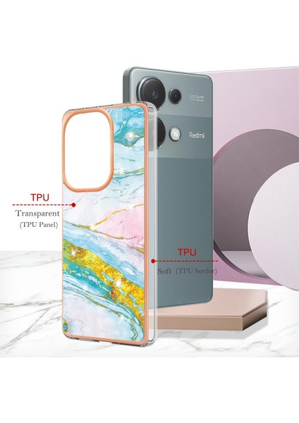 Xiaomi Redmi Için Not 13 Pro 4g Ince Tpu Koruma Yumuşak Tampon (Yurt Dışından)