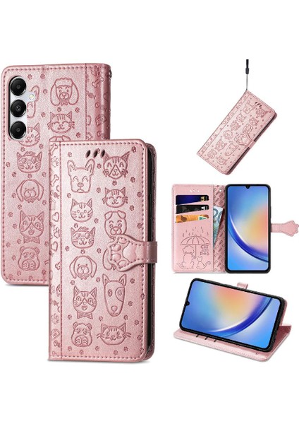 Samsung Galaxy A35 5g Darbeye Karikatür Hayvanlar Için Kılıf Kısa Kayış (Yurt Dışından) fiyatları