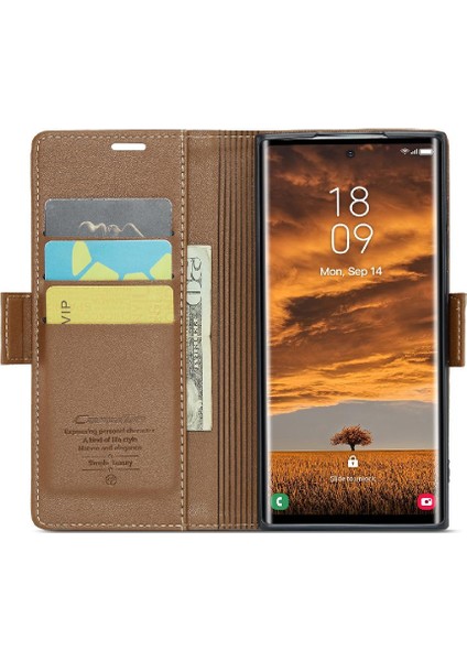 Samsung Galaxy S24 Ultra Kart Yuvası Anti Dolandırıcılık Cüzdan Durumda (Yurt Dışından) modelleri