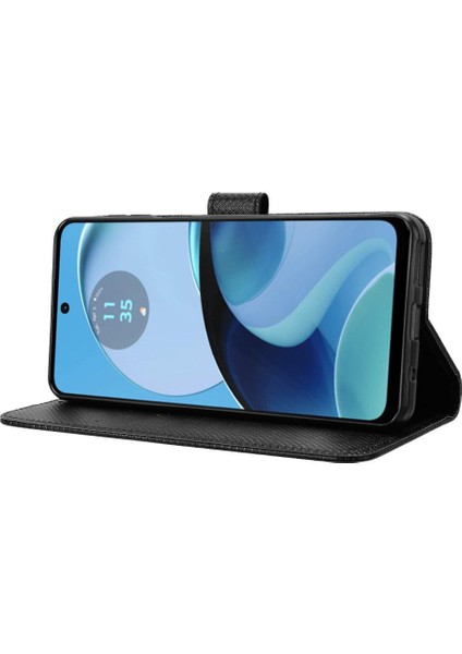 Motorola Moto G14 4g Kart Tutucu Kapak Kickstand Manyetik Cüzdan (Yurt Dışından) indirimleri