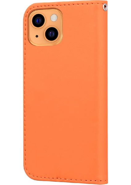 IPhone 13 Için Flip Case Mini Deri Kılıf Cüzdan Basit Iş Çevirme (Yurt Dışından)