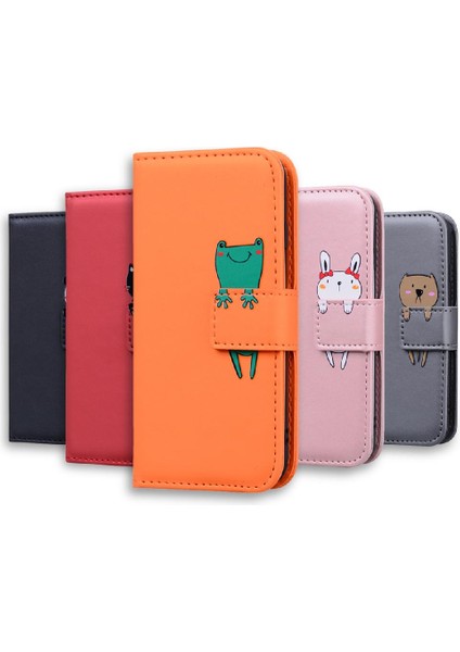Iphone 5 / 5s / Se Için Flip Case Cüzdan Deri Kılıf Kapak Basit (Yurt Dışından)