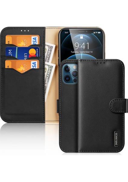 Dux Duduiphone 12 Pro Max Premium Deri Kılıf Kılıf (Yurt Dışından)