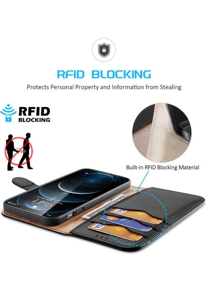 Dux Duduiphone 12 Pro Max Premium Deri Kılıf Kılıf (Yurt Dışından)