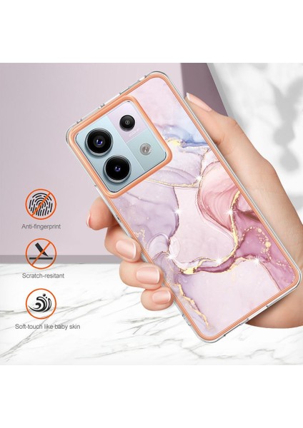 Xiaomi Redmi Için Not 13 Pro 5g Yumuşak Tampon Mermer Desen Ince Tpu (Yurt Dışından)
