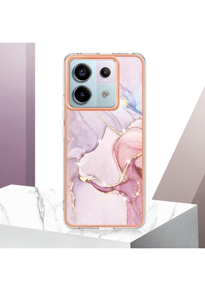 Xiaomi Redmi Için Not 13 Pro 5g Yumuşak Tampon Mermer Desen Ince Tpu (Yurt Dışından)