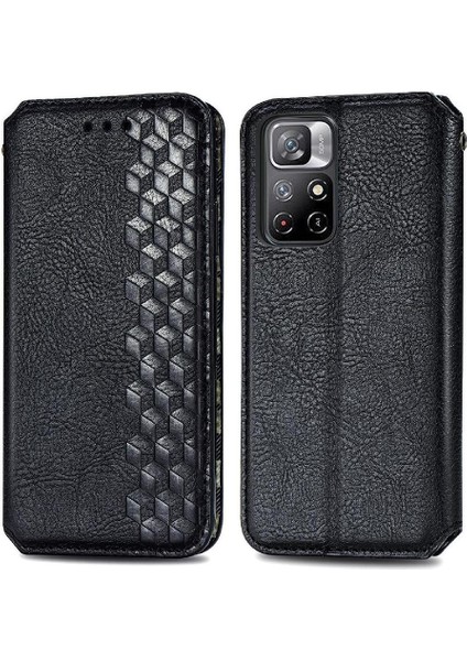 Xıaomı Redmi Not 11 Için Kılıf Cüzdan Fonksiyonu Kapak Çevirin Moda Tasarımı (Yurt Dışından)