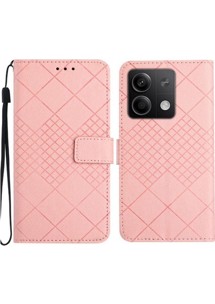 Xiaomi Redmi Not 13 Için Flip Case El Kayışı ile 4g Cüzdan Pu Deri (Yurt Dışından)