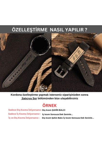 Hakiki Deri Kordon Siyah ( 22MM ) Omega Nacar Seiko Tudor Citizen Lacoste Casio Fossil Calvin Klein Armani Tissot Klasik Saat Kordonu Deri Kayış Siyah