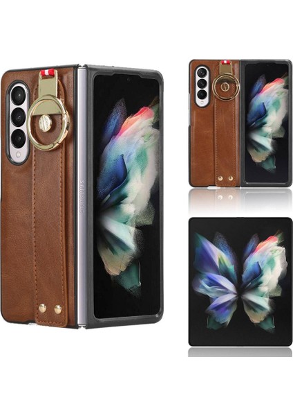 Samsung Galaxy Z Için Kılıf Fold 3 Bilek Kayışı Kolaylık Premium Pu (Yurt Dışından) modelleri