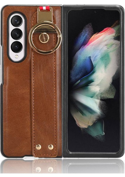 Samsung Galaxy Z Için Kılıf Fold 3 Bilek Kayışı Kolaylık Premium Pu (Yurt Dışından) fırsatları
