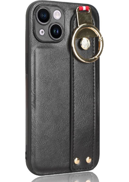 IPhone 13 Mini Bilek Kayışı Premium Pu Deri Uyumluluk Için Kılıf (Yurt Dışından)