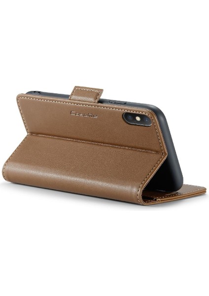 IPhone Xs Max Cüzdan Durumda Anti Dolandırıcılık Kart Yuvası Kickstand (Yurt Dışından) indirimleri