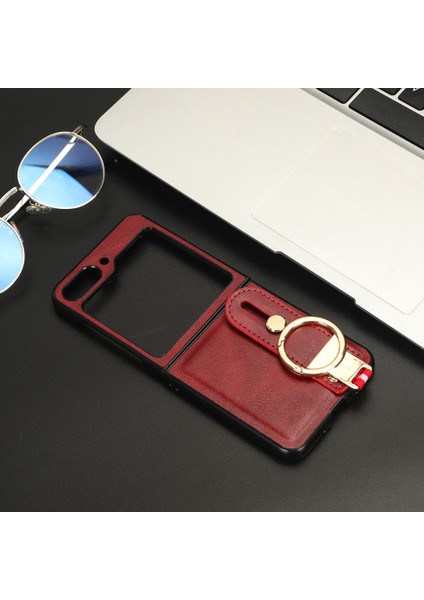 Samsung Galaxy Z Flip 5 Kolaylık Premium Pu Deri Bilek (Yurt Dışından) modelleri