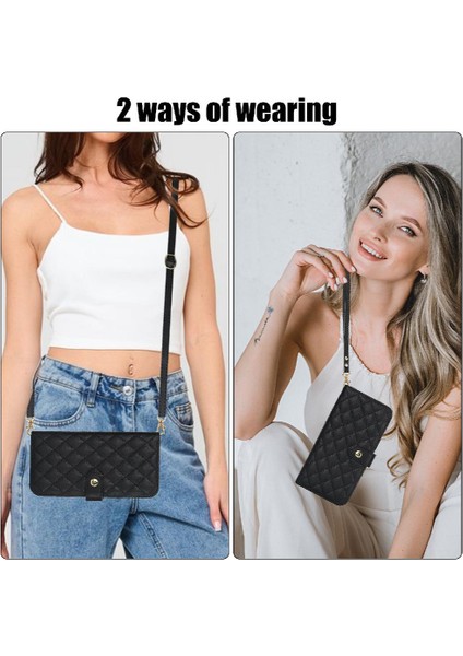 Iphone 11 Için Kılıf Pro Max Anti Hırsızlık Fırça Crossbody Tarzı ile 5 Kart (Yurt Dışından)