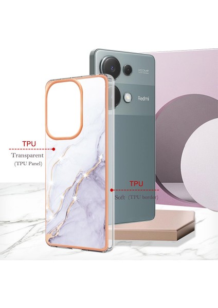Xiaomi Redmi Için Not 13 Pro 4g Ince Tpu Koruma Yumuşak Tampon (Yurt Dışından)