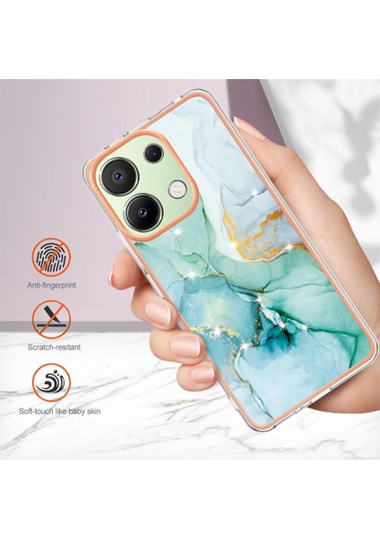Xiaomi Redmi Için Not 13 4g Mermer Desen Yumuşak Tampon Koruma Tpu (Yurt Dışından)