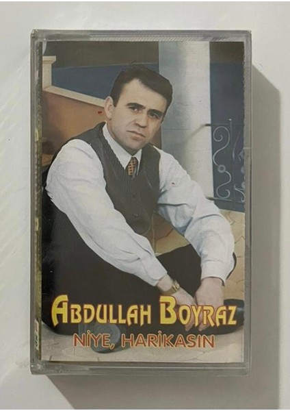 Abdullah Boyraz Niye Harikasın Kaset (Jelatininde Sıfır Orjinal Dönem Baskı Kaset)