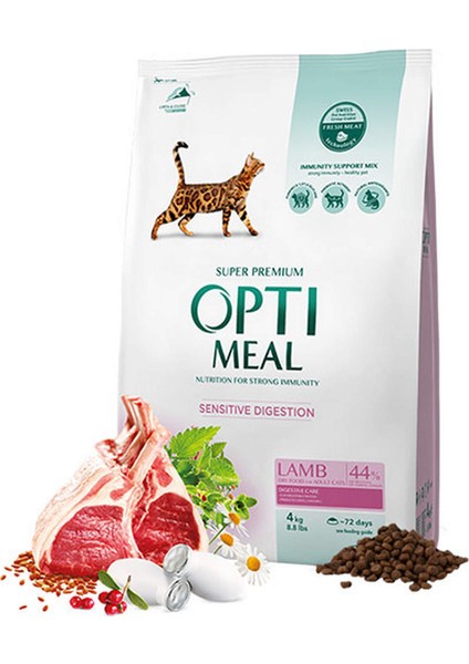 Kuzu Etli Sensitive Digestion Kedi Maması 4 kg 141036