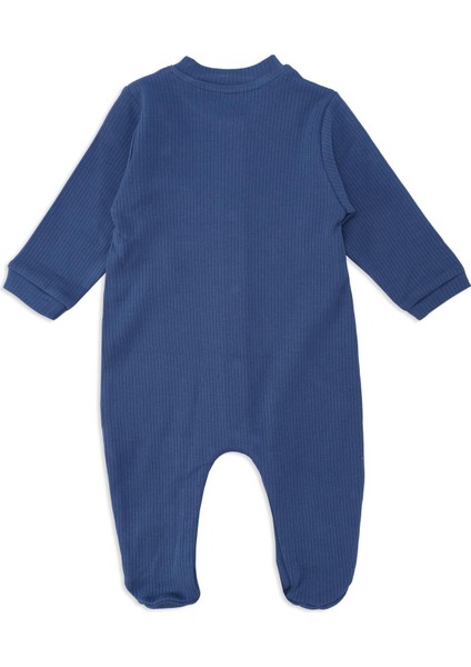 Unisex Bebek Hayvan Nakışlı Raporlu Çıtçıtlı Şapkalı Patikli Tulum modelleri