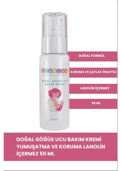 Bebelın Doğal Gogus Ucu Bakm Kremı 50ML