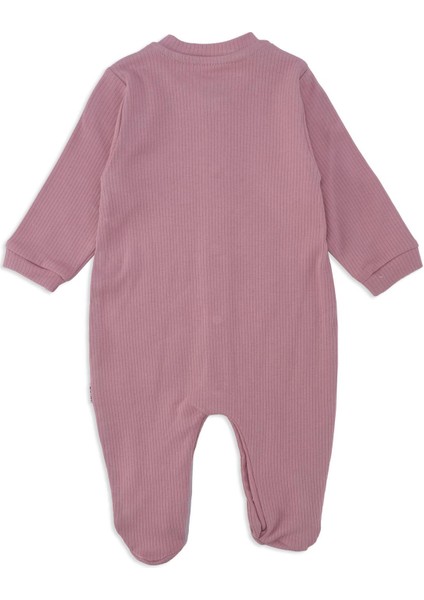 Unisex Bebek Hayvan Nakışlı Raporlu Çıtçıtlı Şapkalı Patikli Tulum modelleri