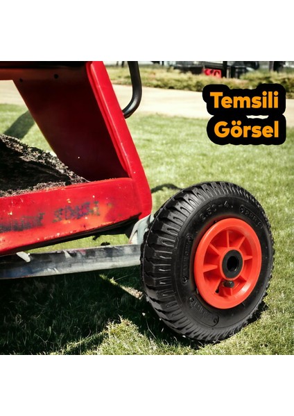 El Arabası Yük Taşıma Arabası Tekeri Burçlu Şişme Şambelli Iç Lastikli Teker 200X40 mm Plastik Jant fırsatları